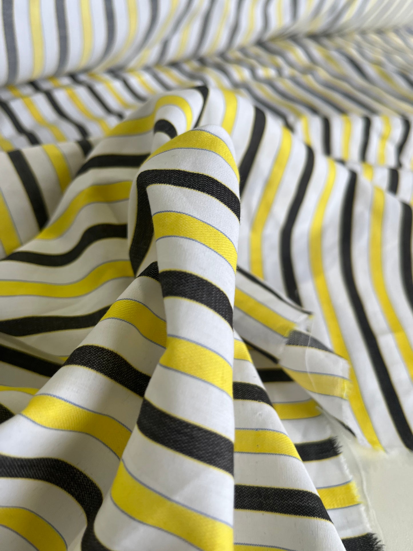 BAKU OO9 cotton woven stripe java/yellow