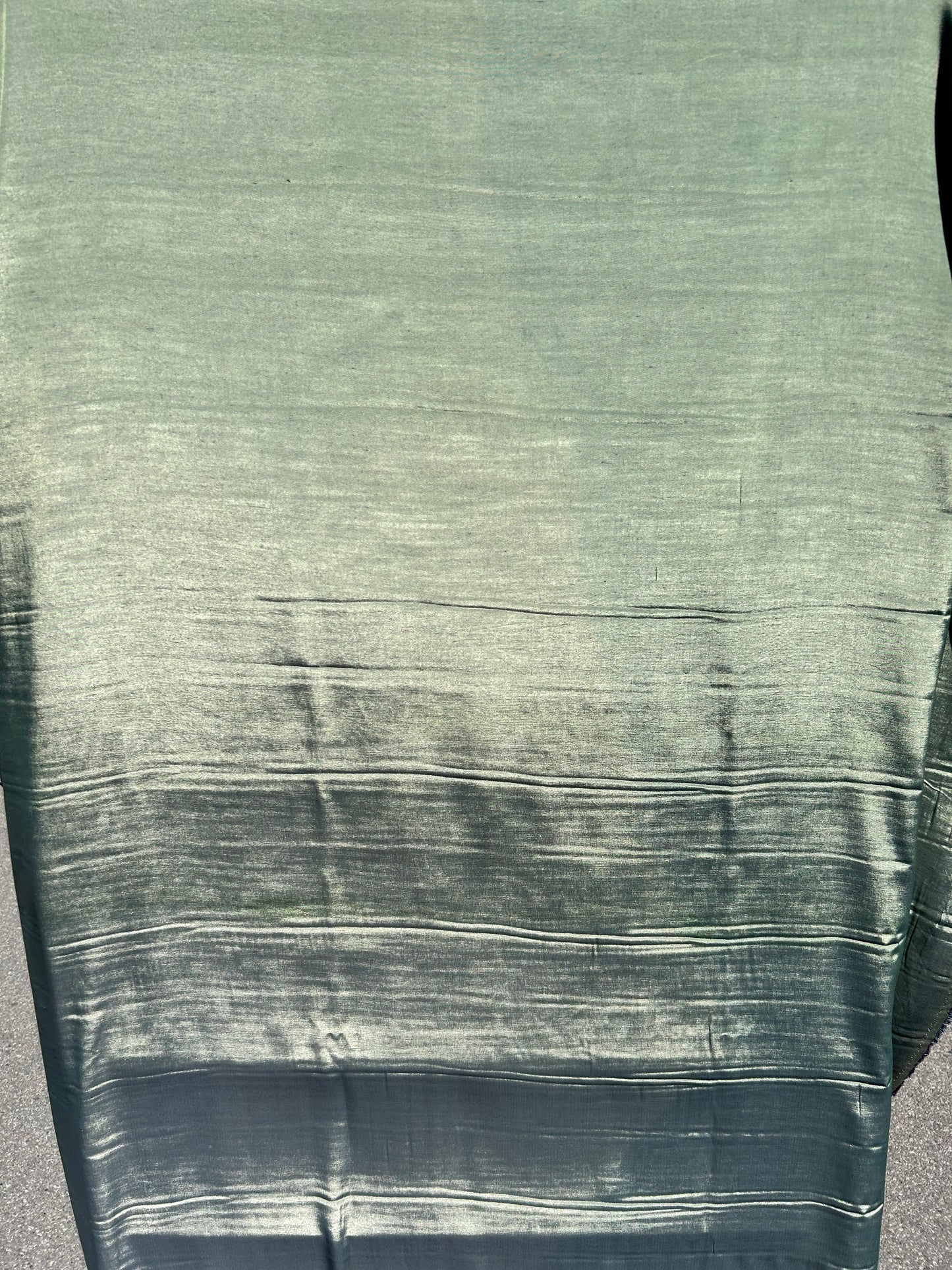 Solstice collection 9 cupro/viscose light khaky changeant fabric