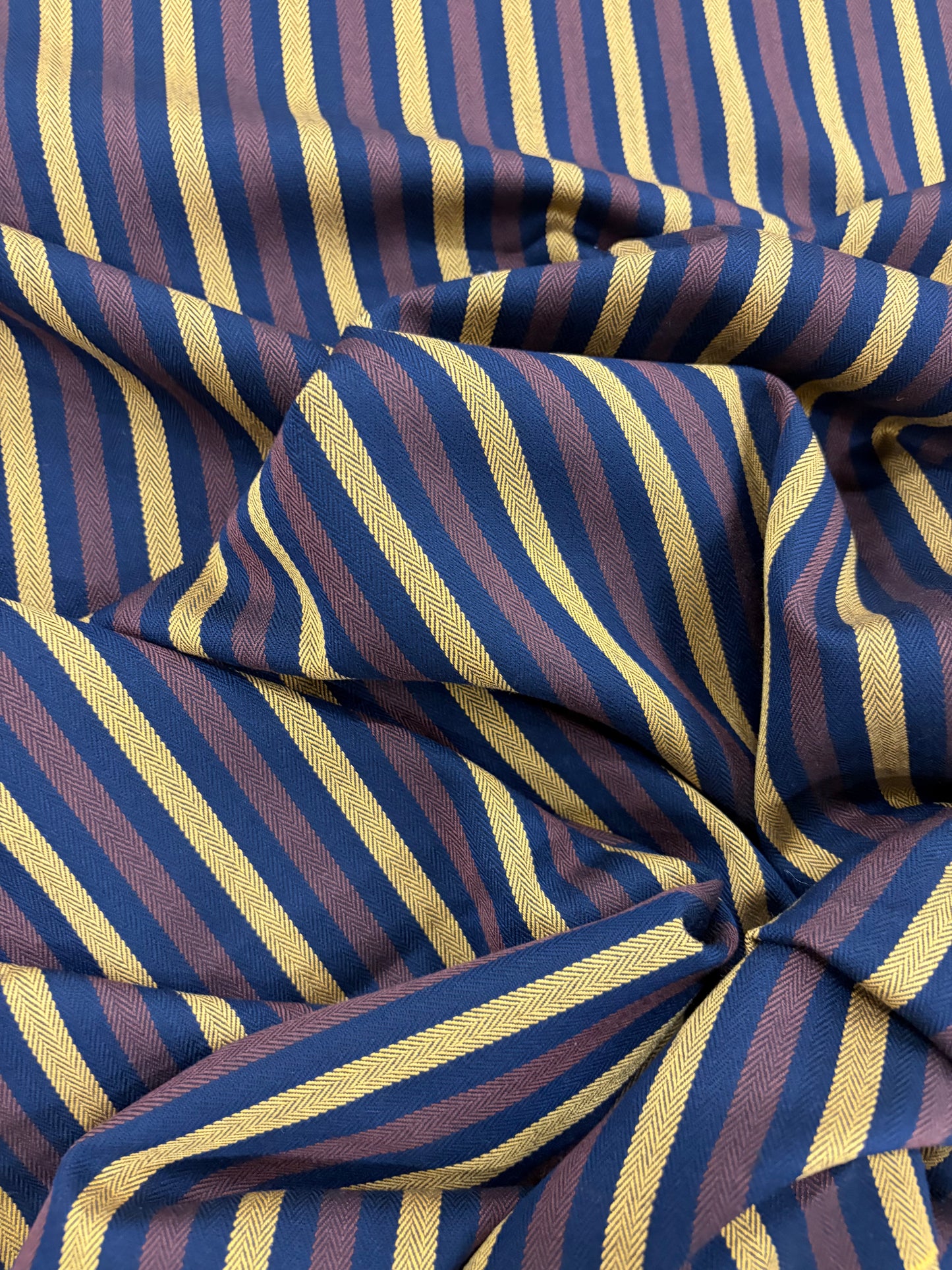 VIC 024 black striped stretch fabric