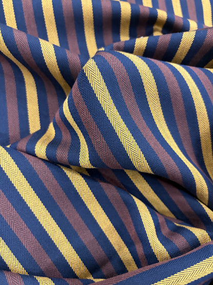VIC 024 black striped stretch fabric