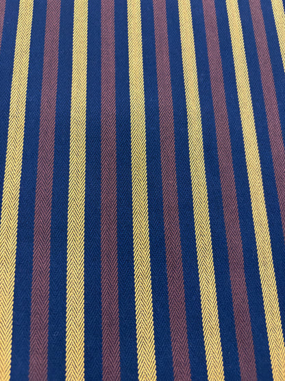 VIC 024 black striped stretch fabric