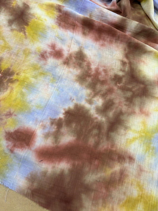 VIC 025 double gauze tie dye fabric