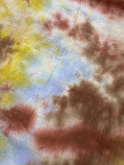 VIC 025 double gauze tie dye fabric