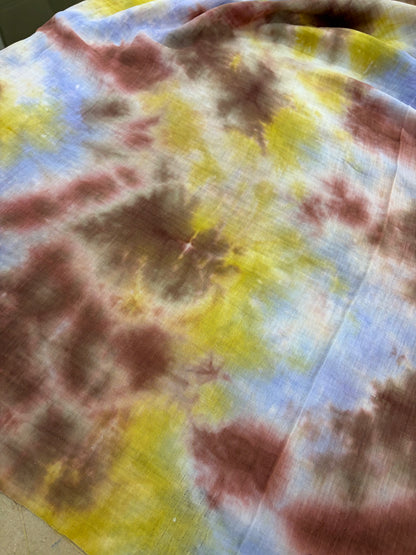 VIC 025 double gauze tie dye fabric