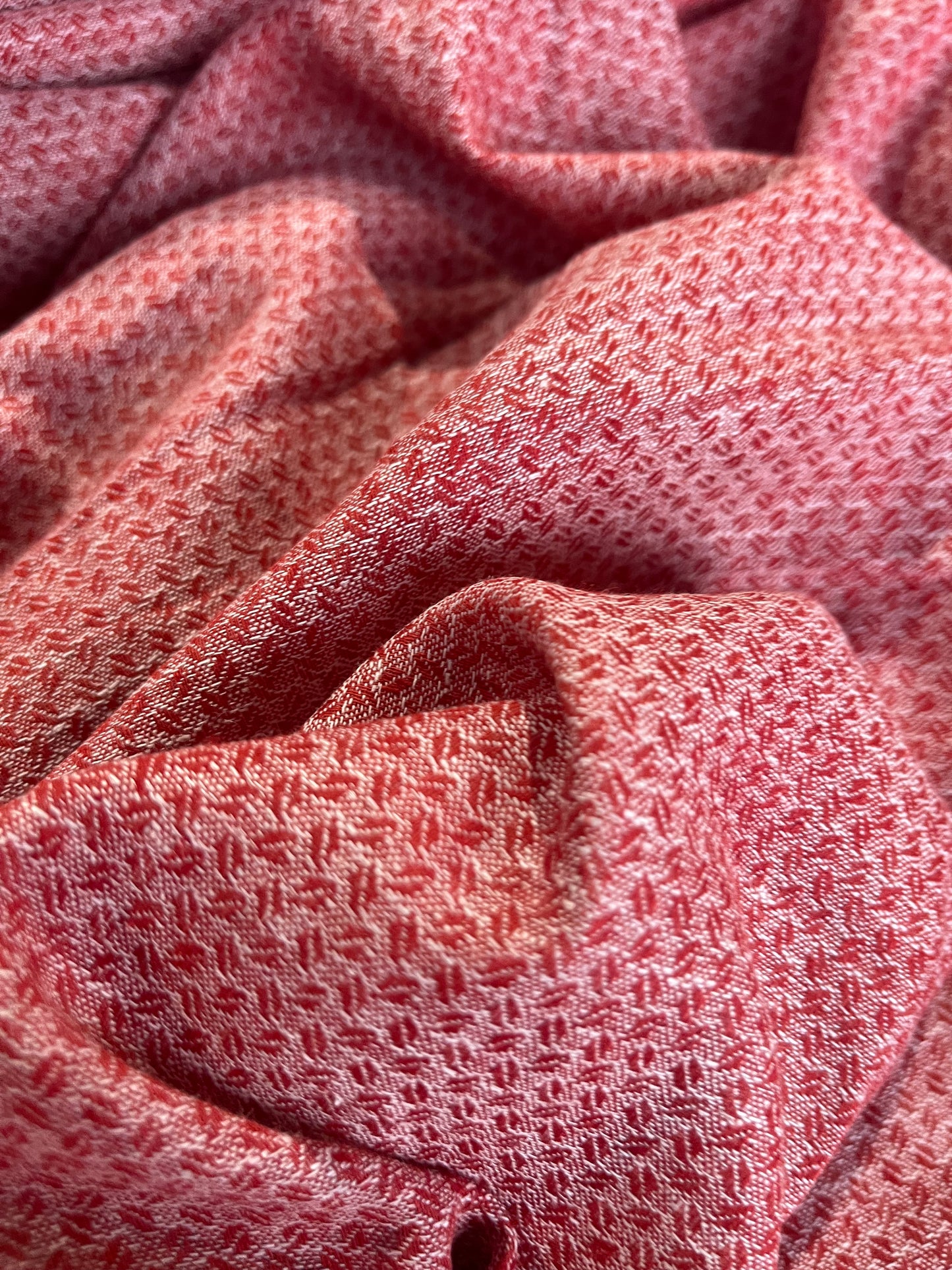 BAKU 015 midweight linen/cotton jacquard terre cuite