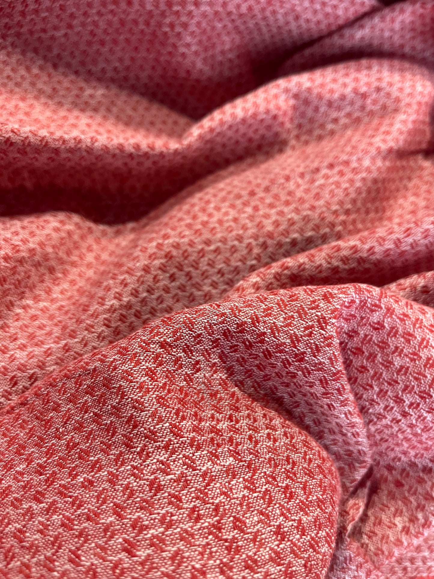 BAKU 015 midweight linen/cotton jacquard terre cuite