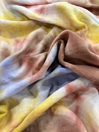 VIC 025 double gauze tie dye fabric