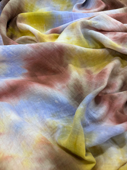 VIC 025 double gauze tie dye fabric