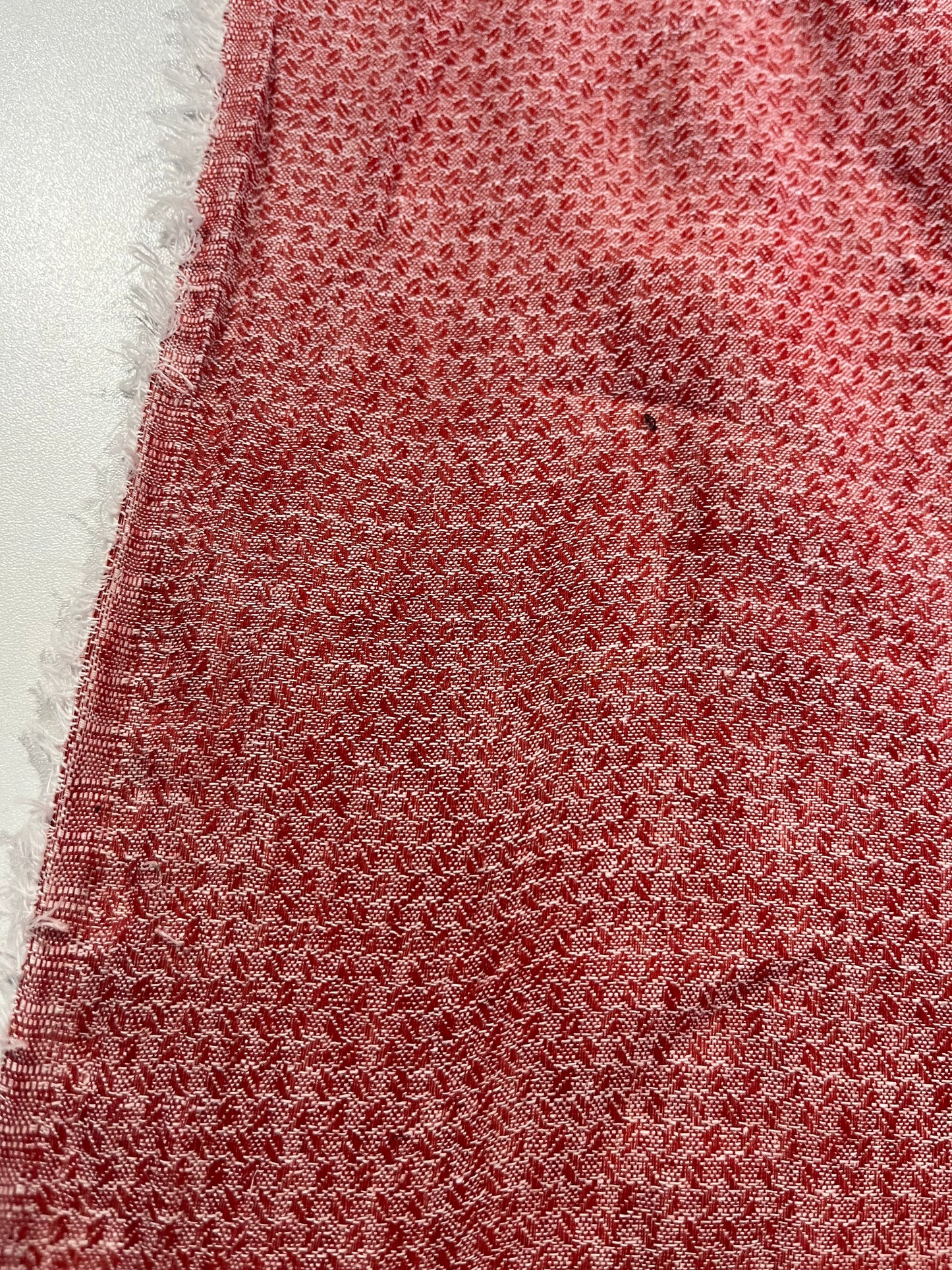 BAKU 015 midweight linen/cotton jacquard terre cuite