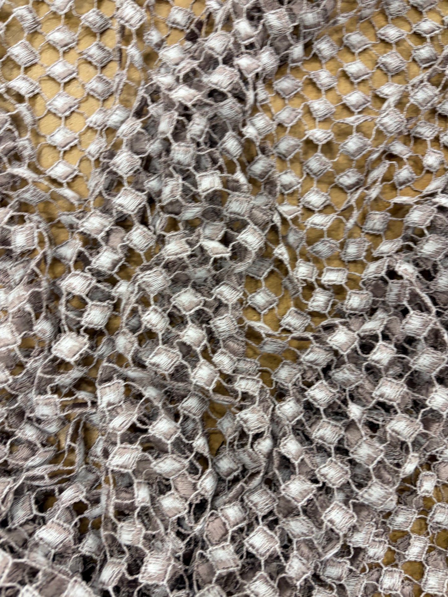 VIC 026 open knit crochet viscose