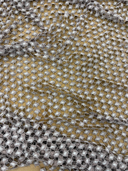 VIC 026 open knit crochet viscose