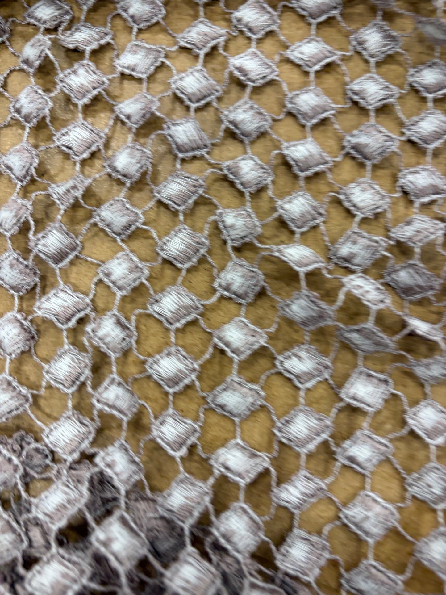 VIC 026 open knit crochet viscose