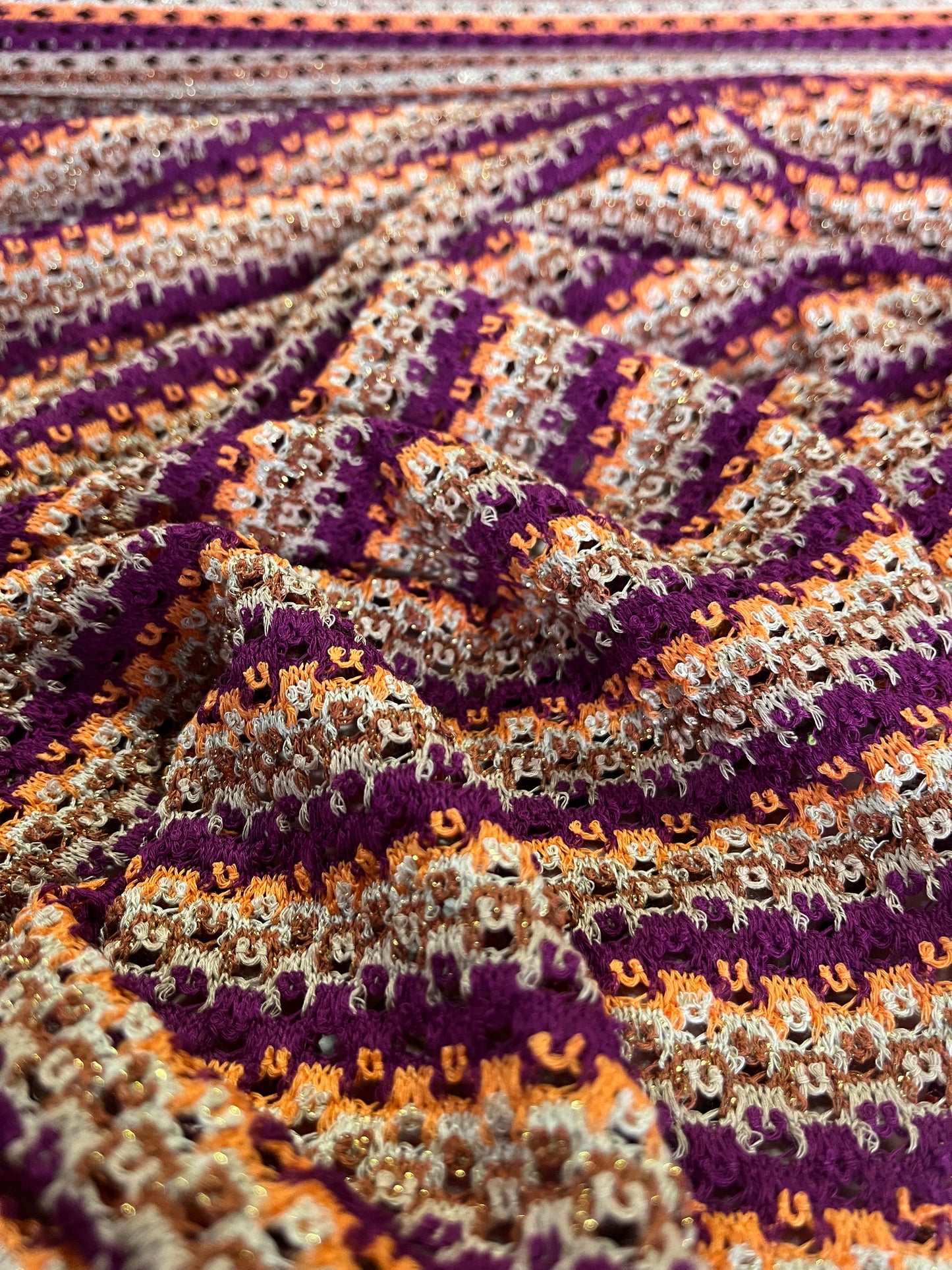 BAKU 017 cotton fantasy crochet stripes