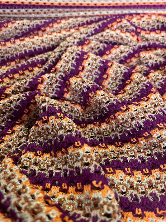 BAKU 017 cotton fantasy crochet stripes