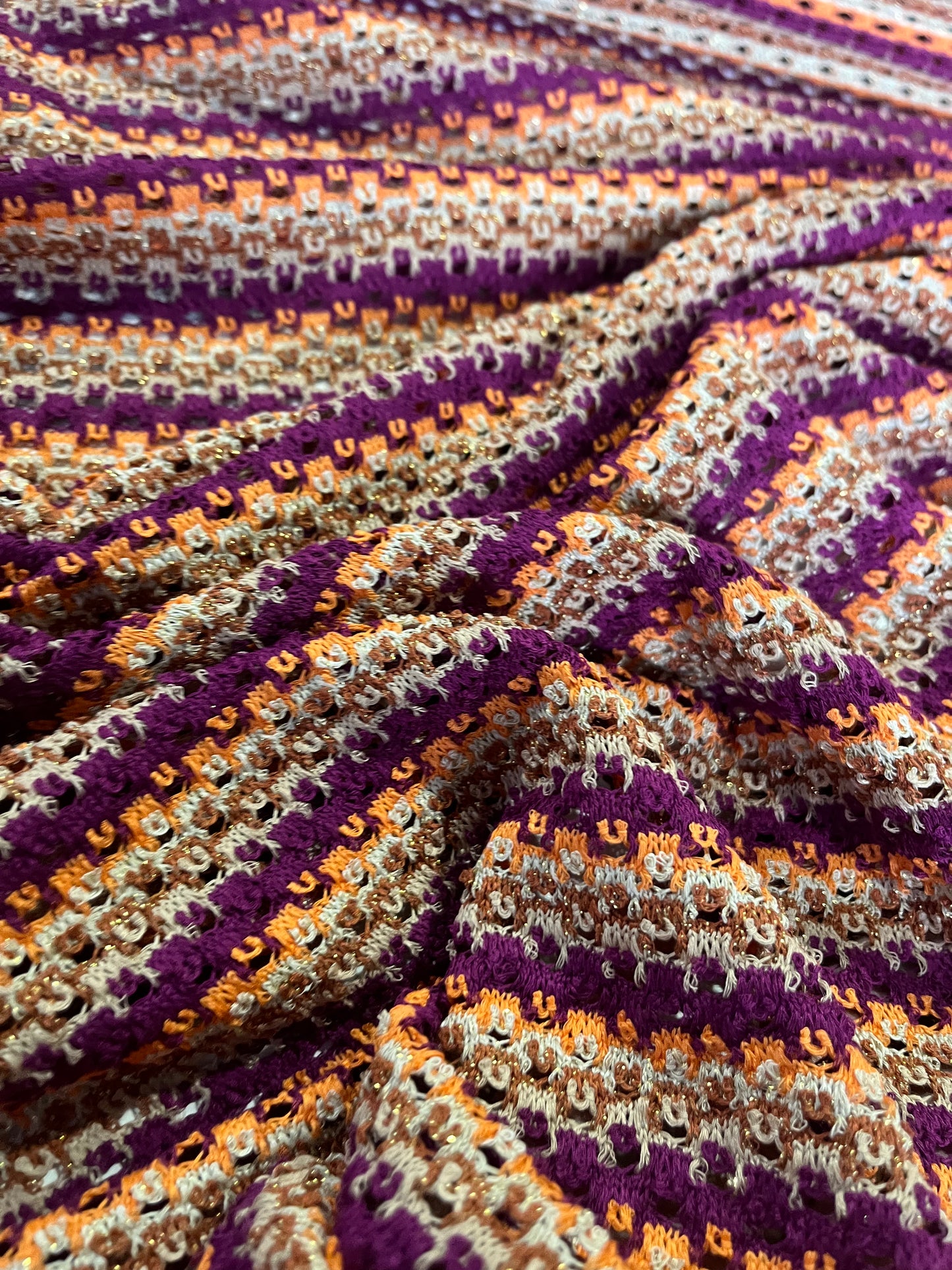 BAKU 017 cotton fantasy crochet stripes