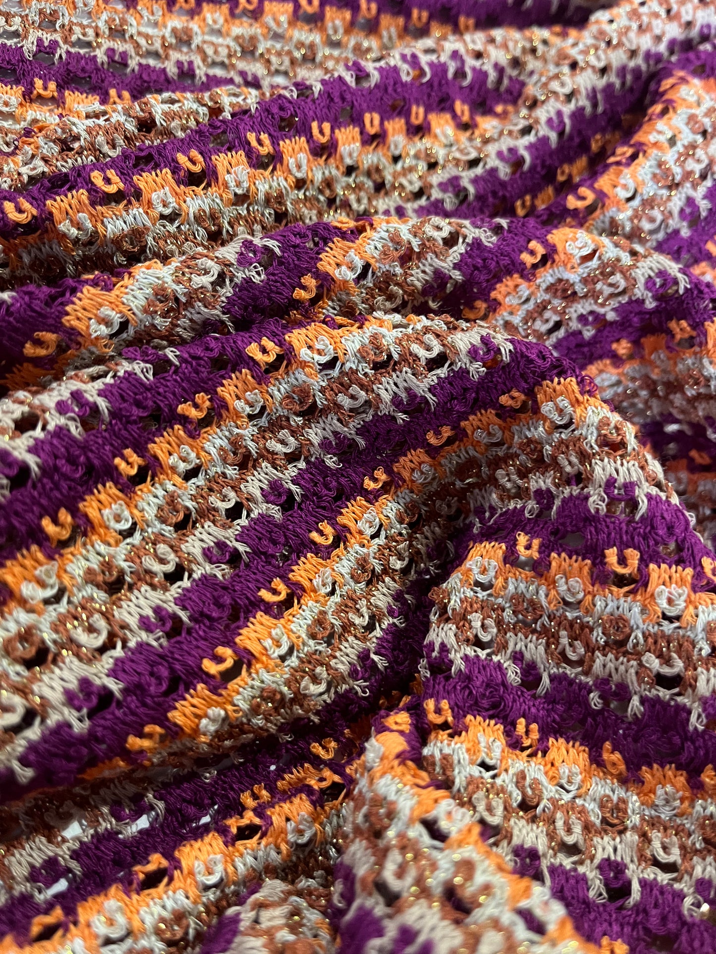 BAKU 017 cotton fantasy crochet stripes