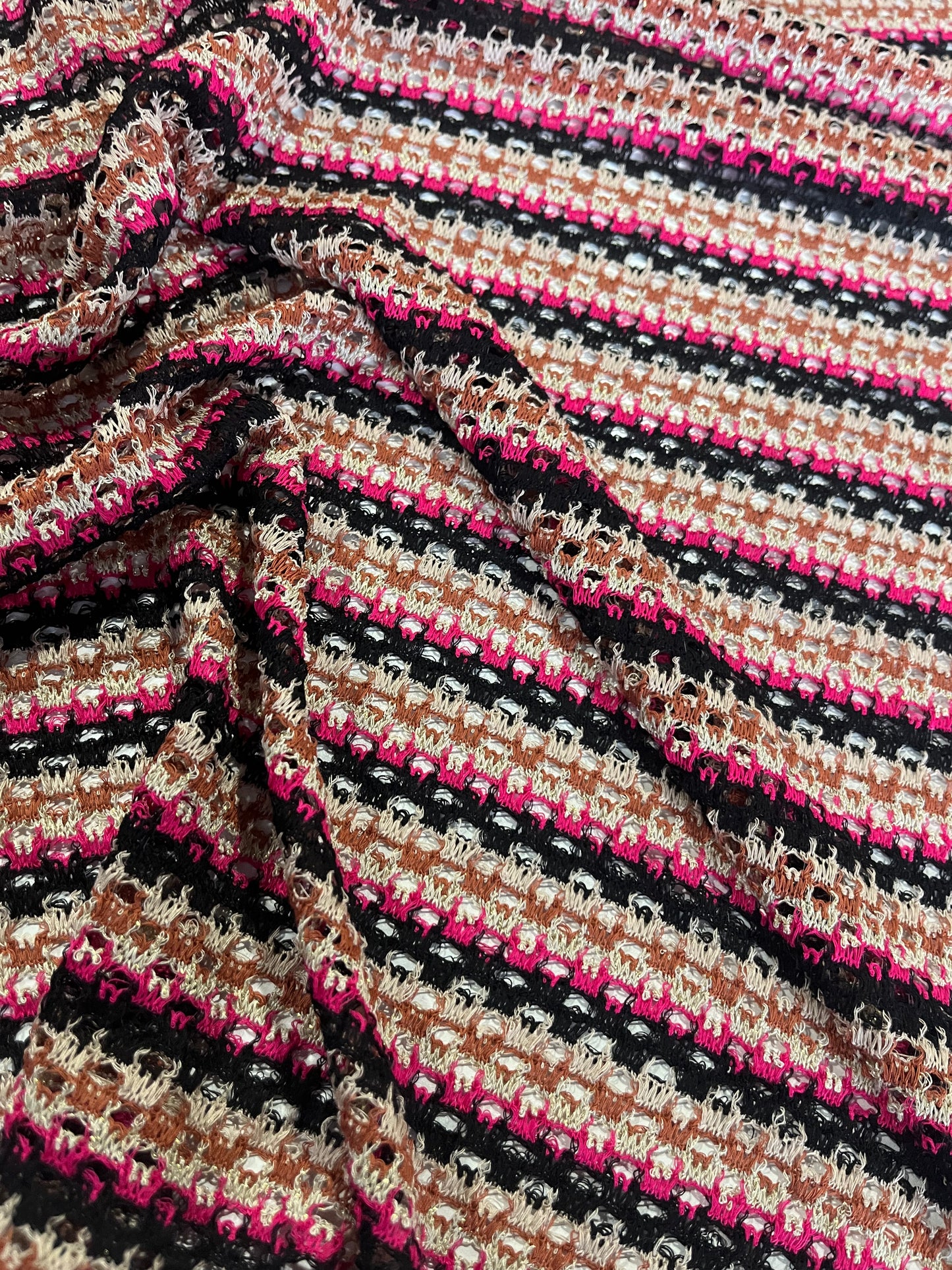 BAKU 018 cotton fantasy crochet stripes