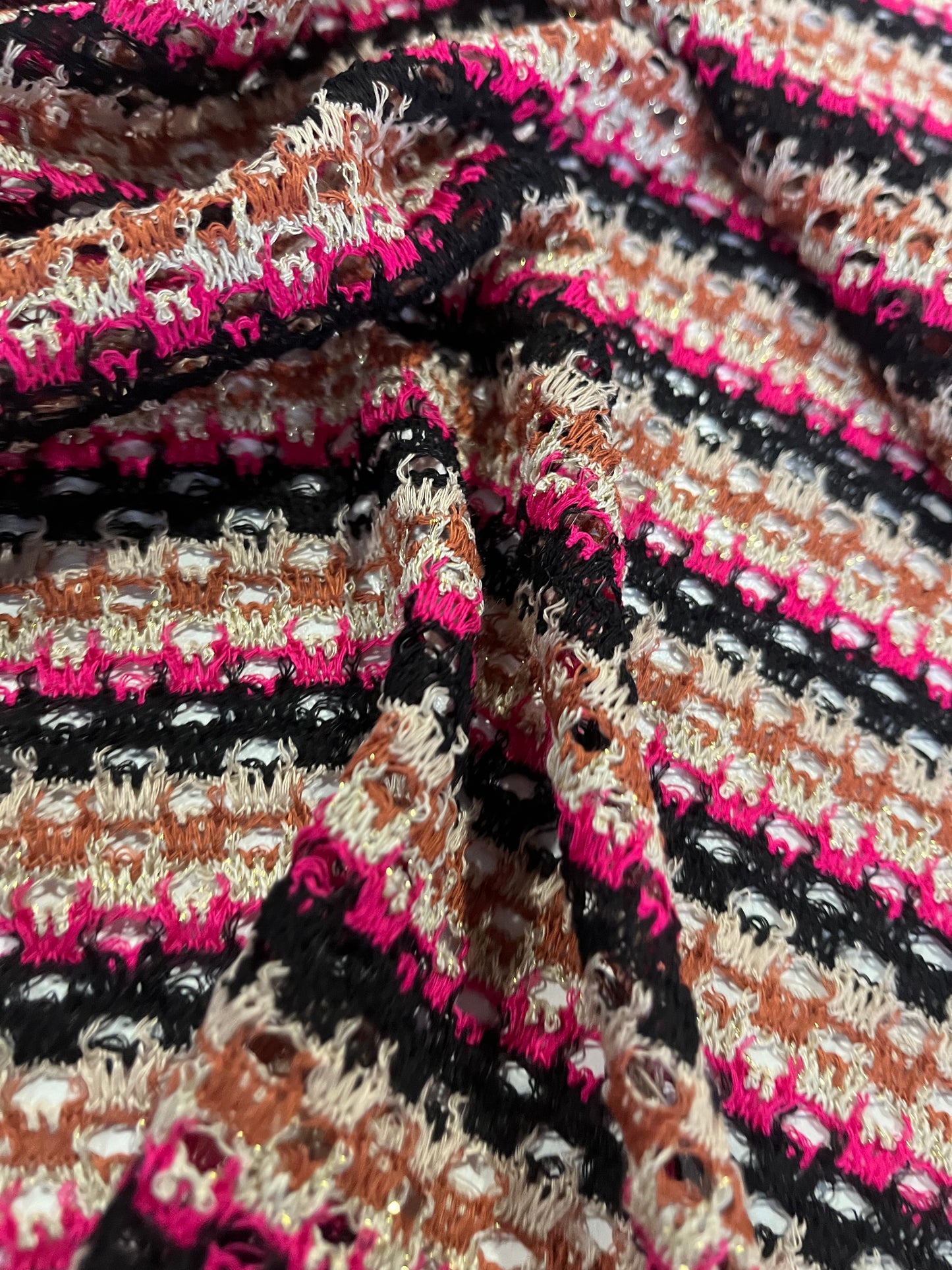 BAKU 018 cotton fantasy crochet stripes