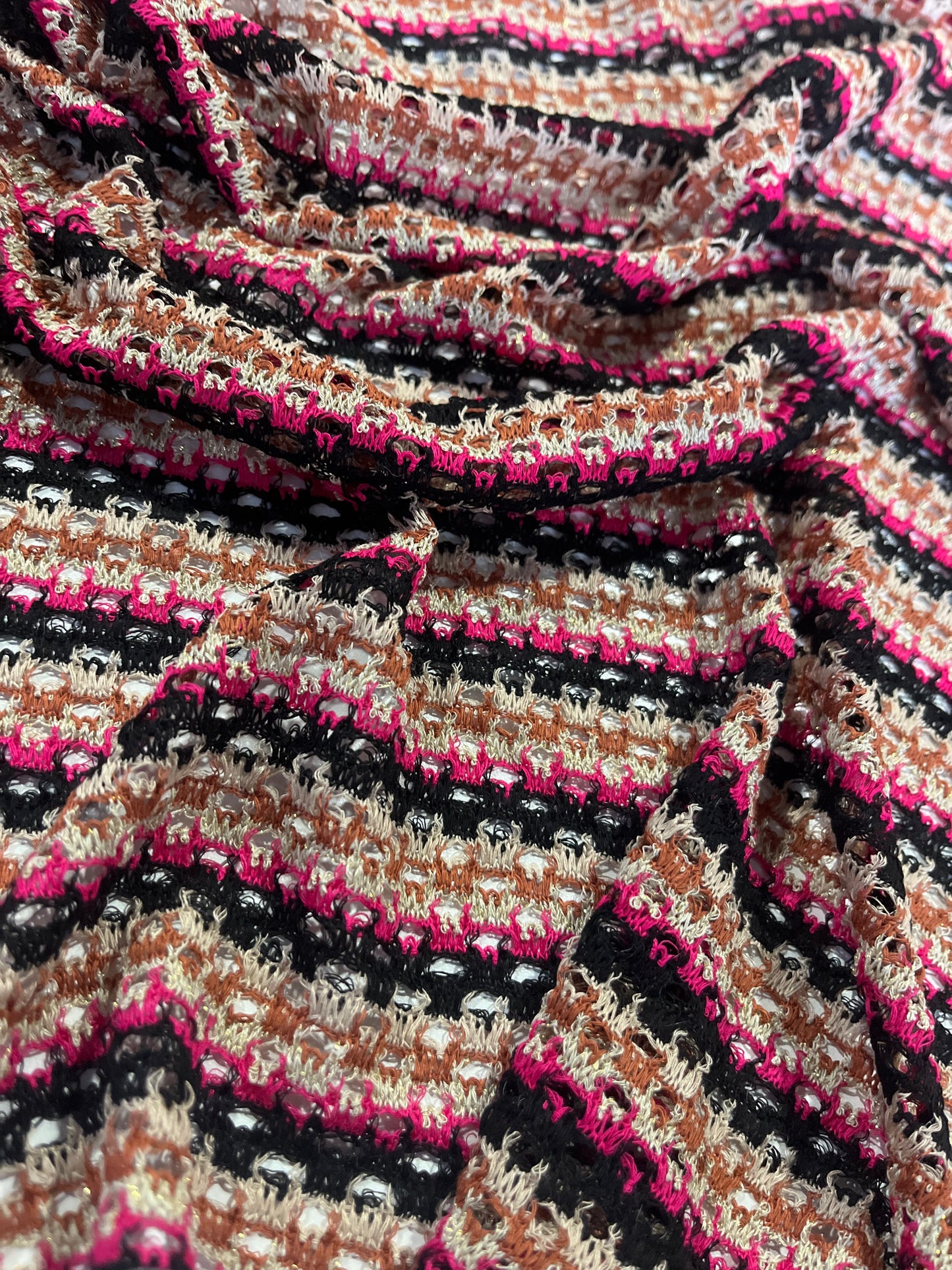 BAKU 018 cotton fantasy crochet stripes