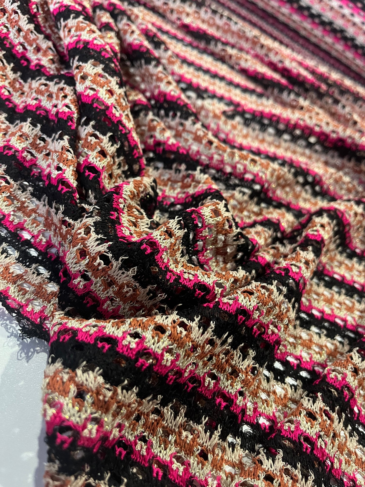 BAKU 018 cotton fantasy crochet stripes