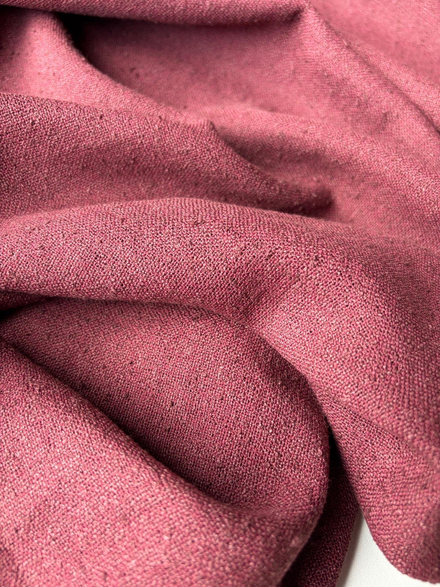 LC BRUCE 034 linen crêpe burgundy