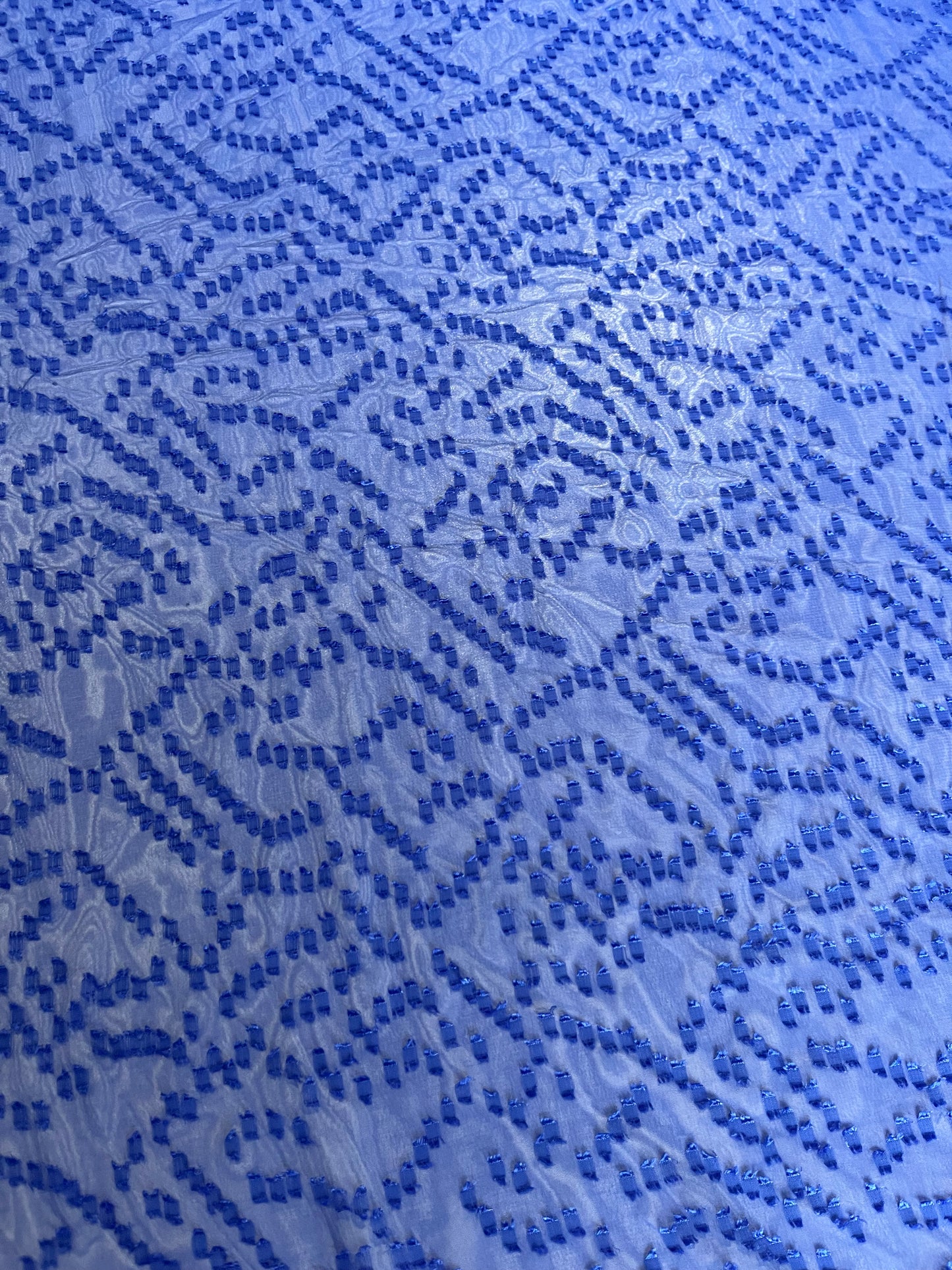 BAKU 022 georgette fil coupé nautical blue