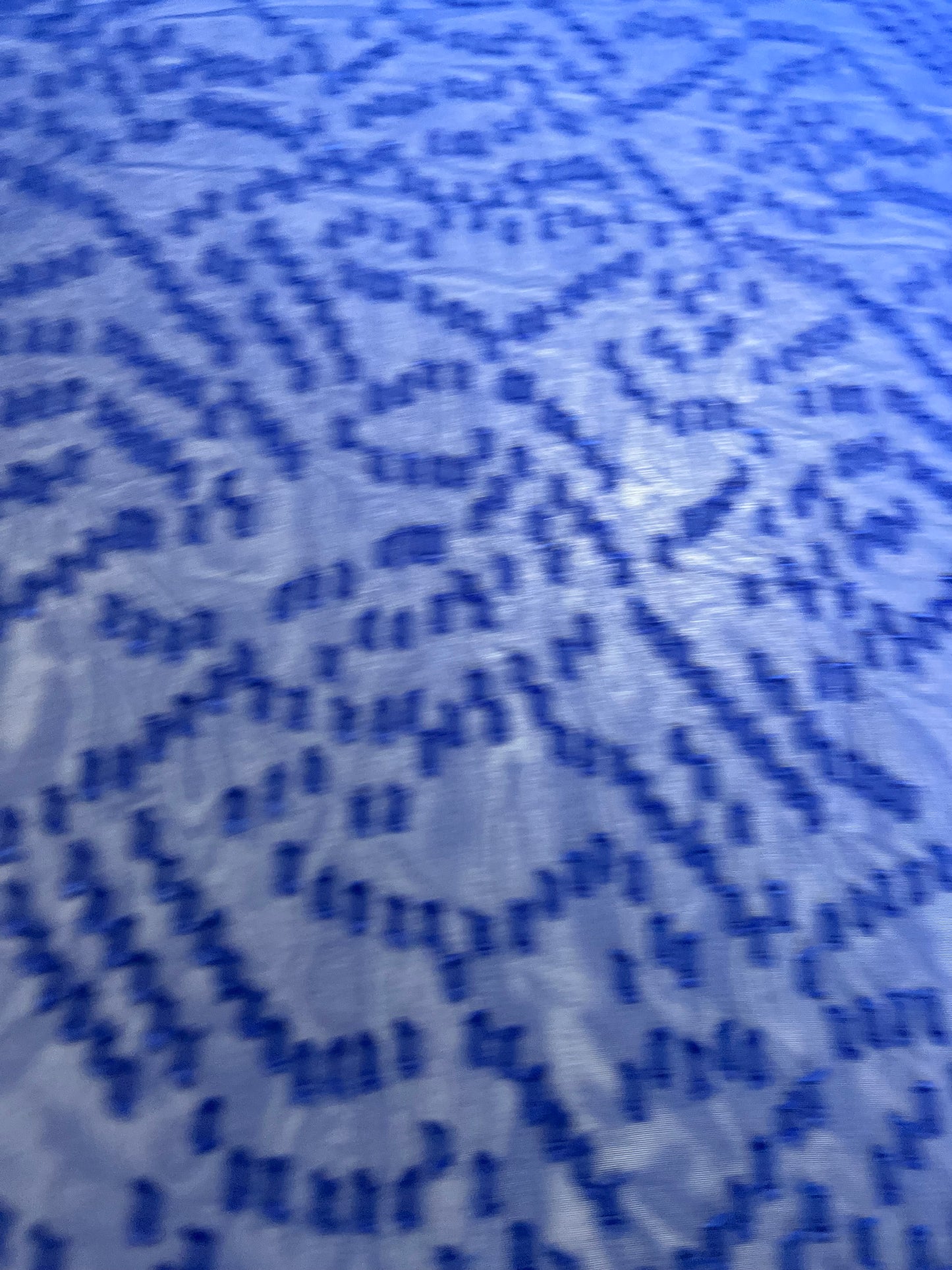 BAKU 022 georgette fil coupé nautical blue