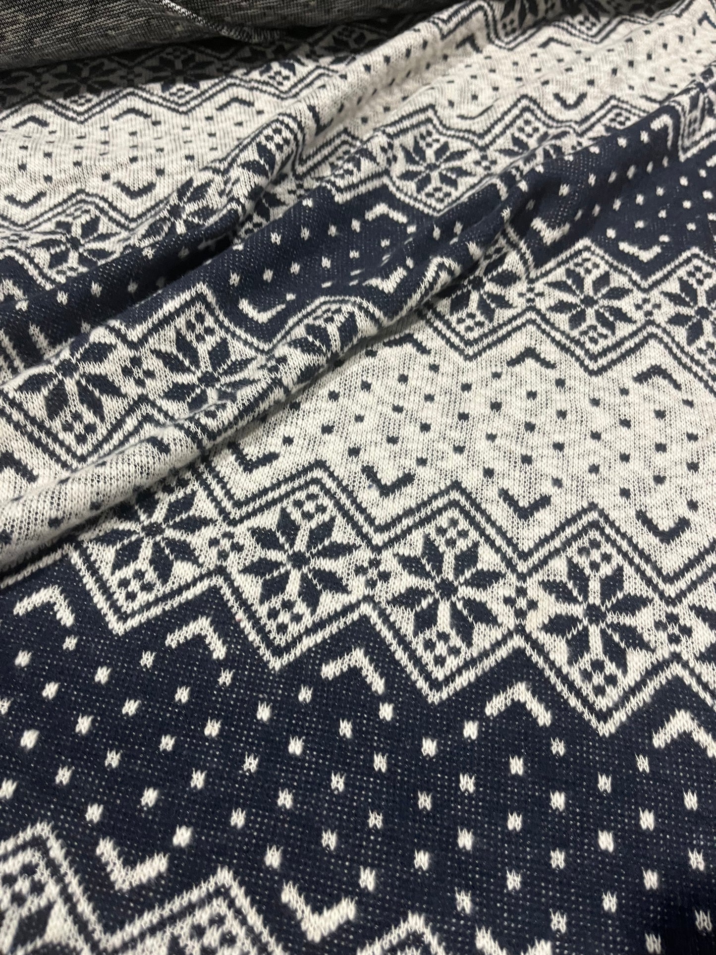 E01 Tricot jacquard snow