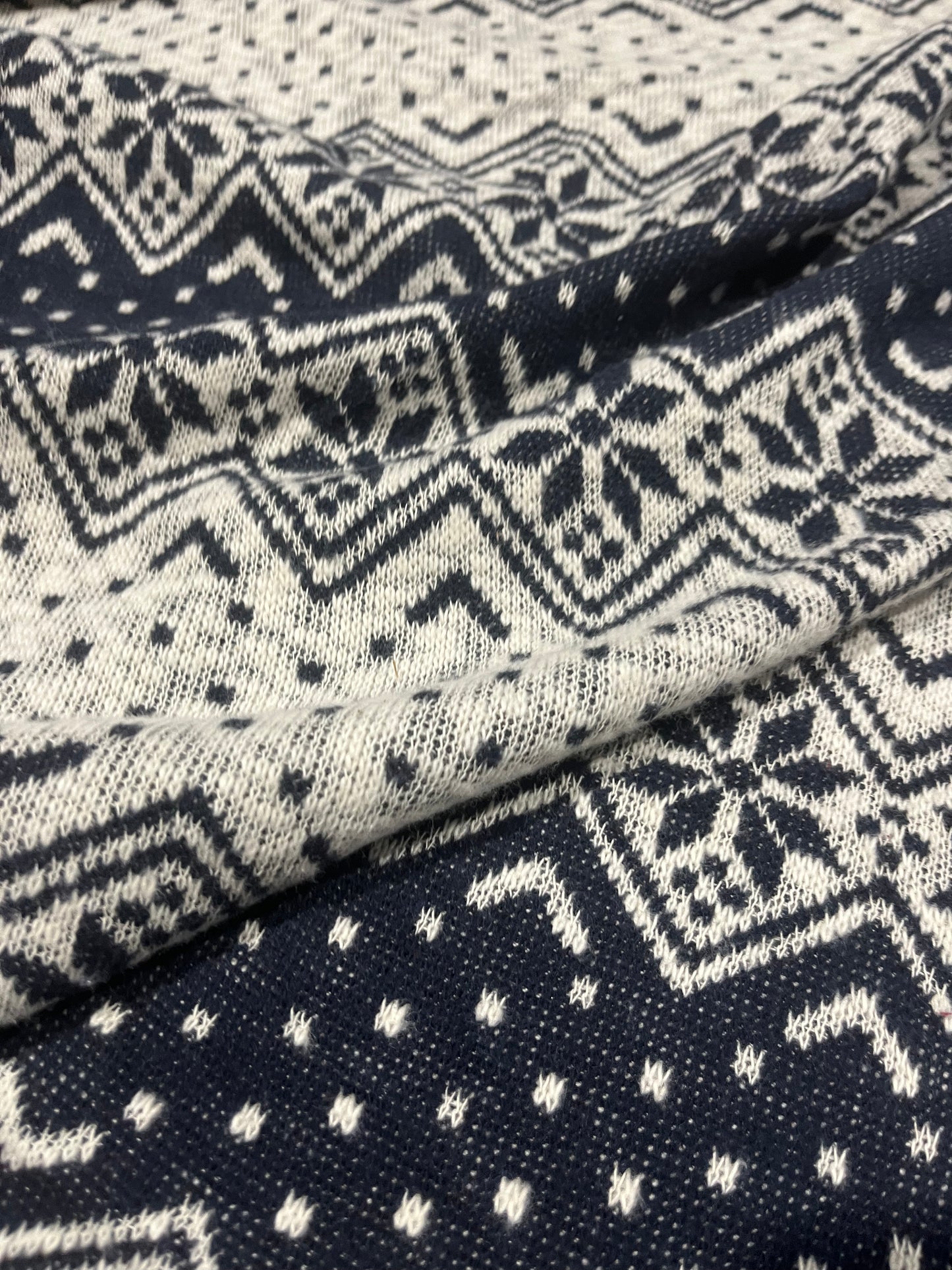 E01 Tricot jacquard snow