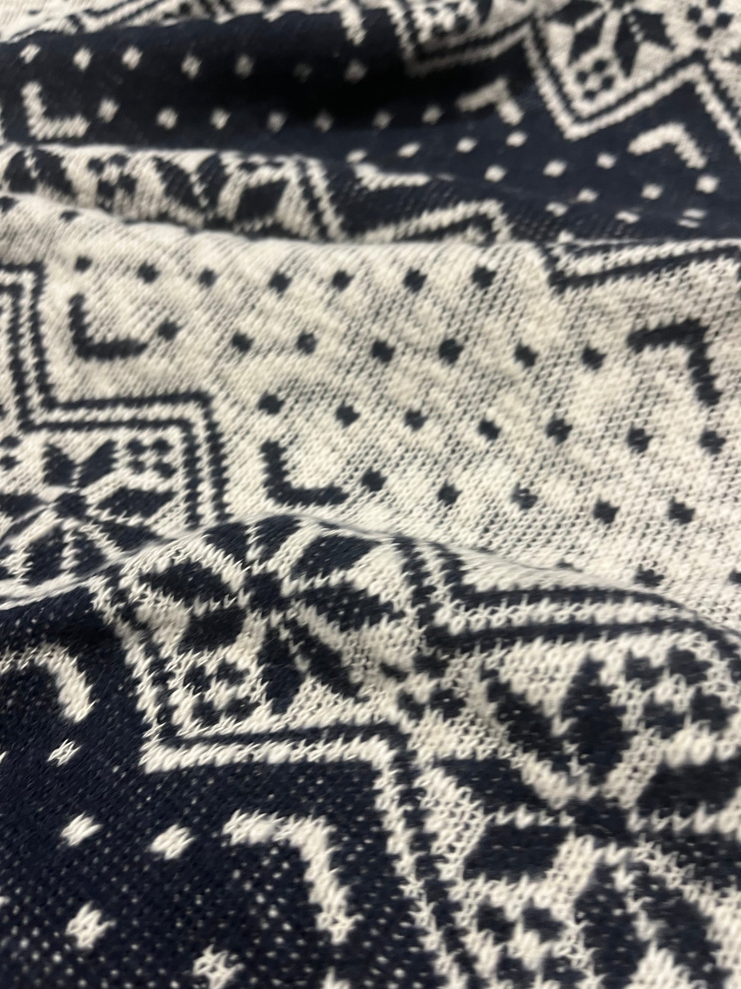 E01 Tricot jacquard snow