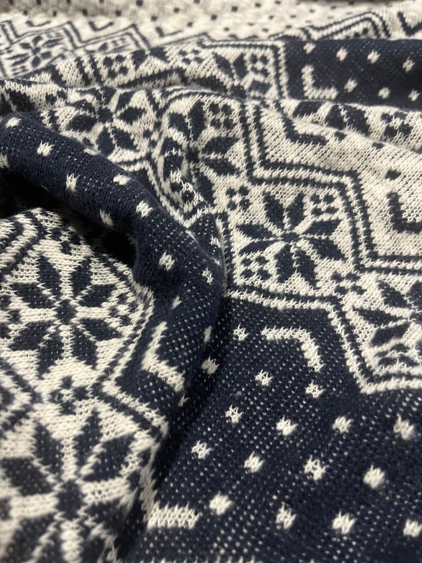 E01 Tricot jacquard snow