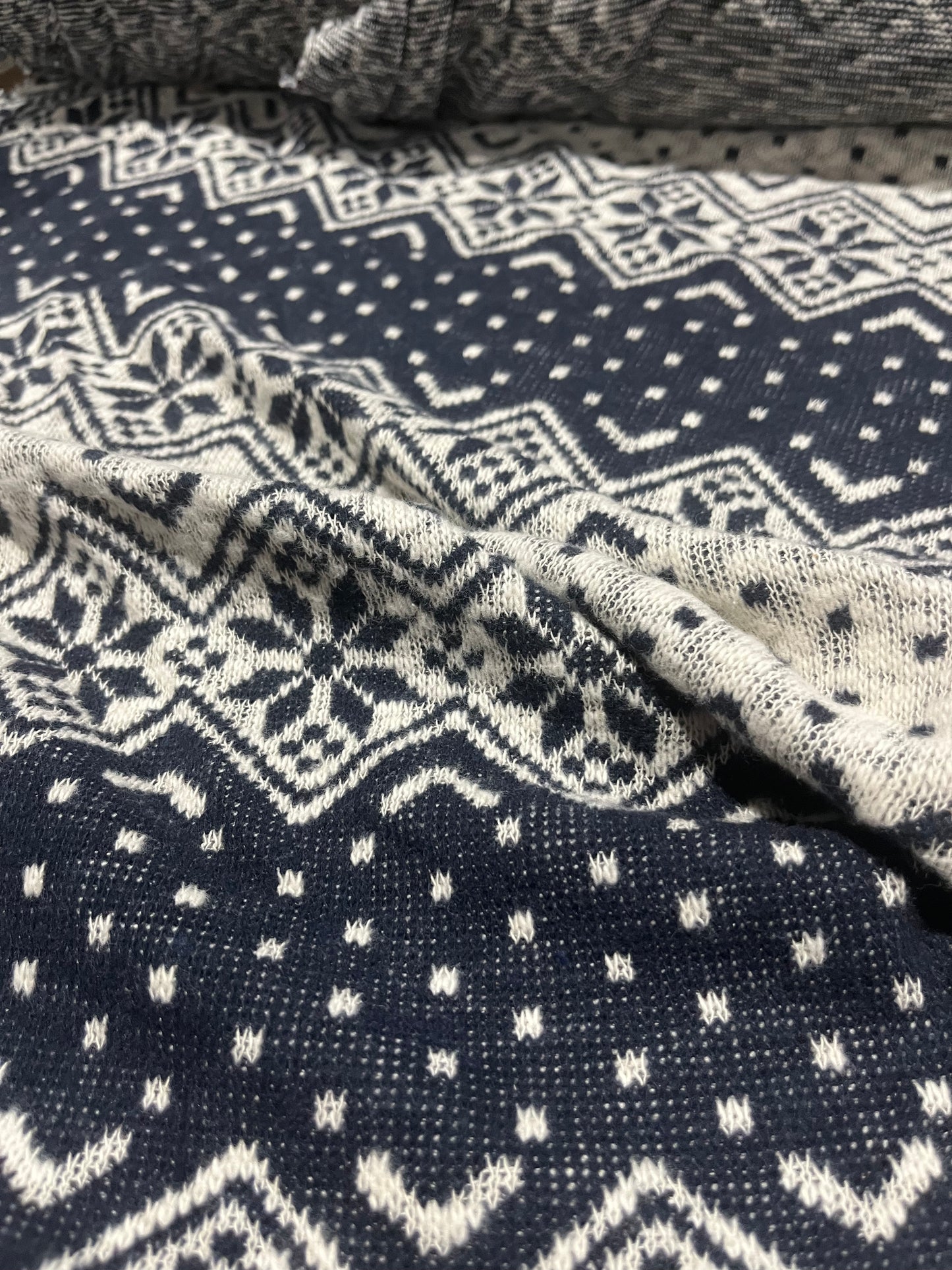 E01 Tricot jacquard snow