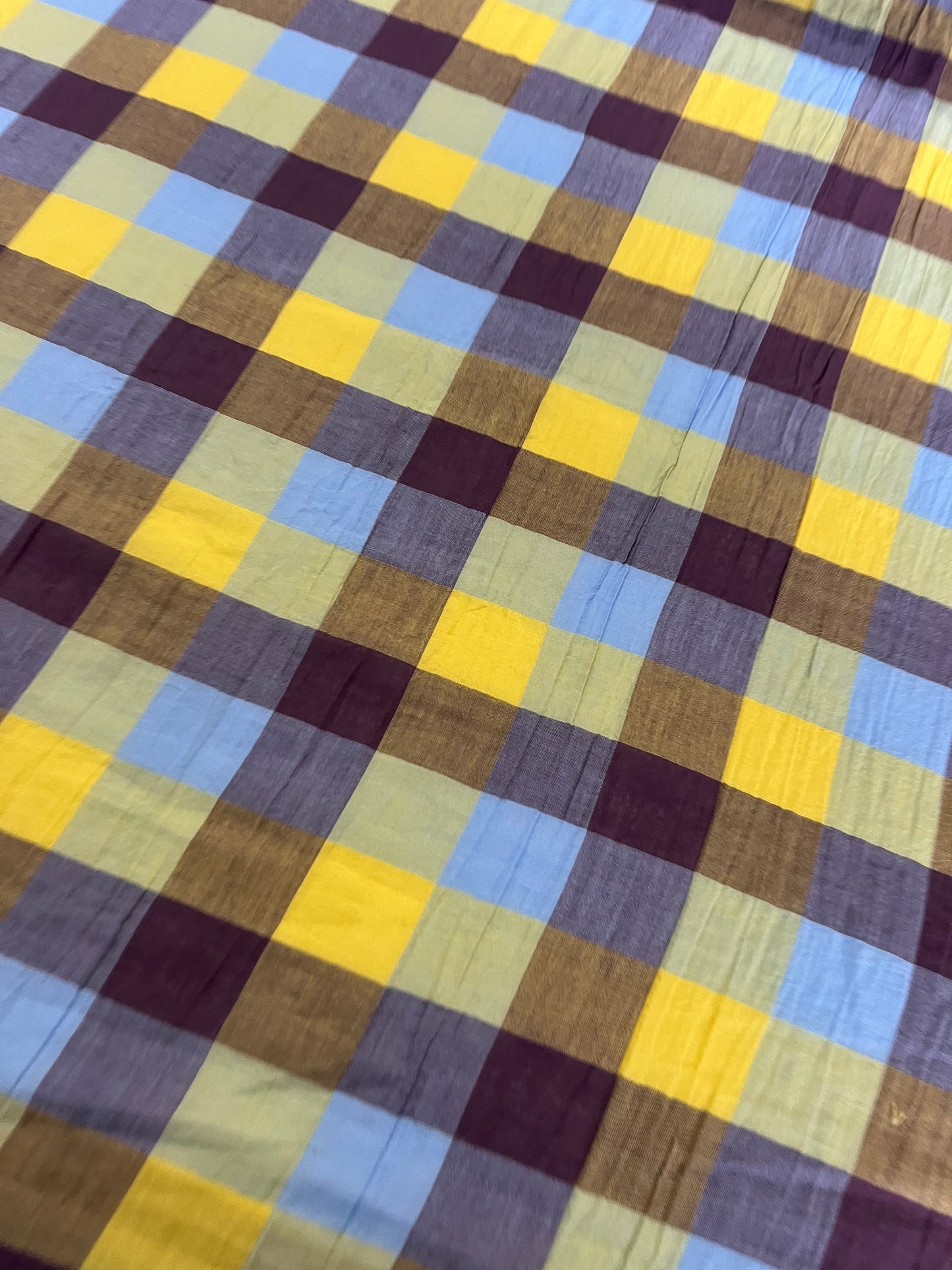 BAKU 023 cotton seersucker check