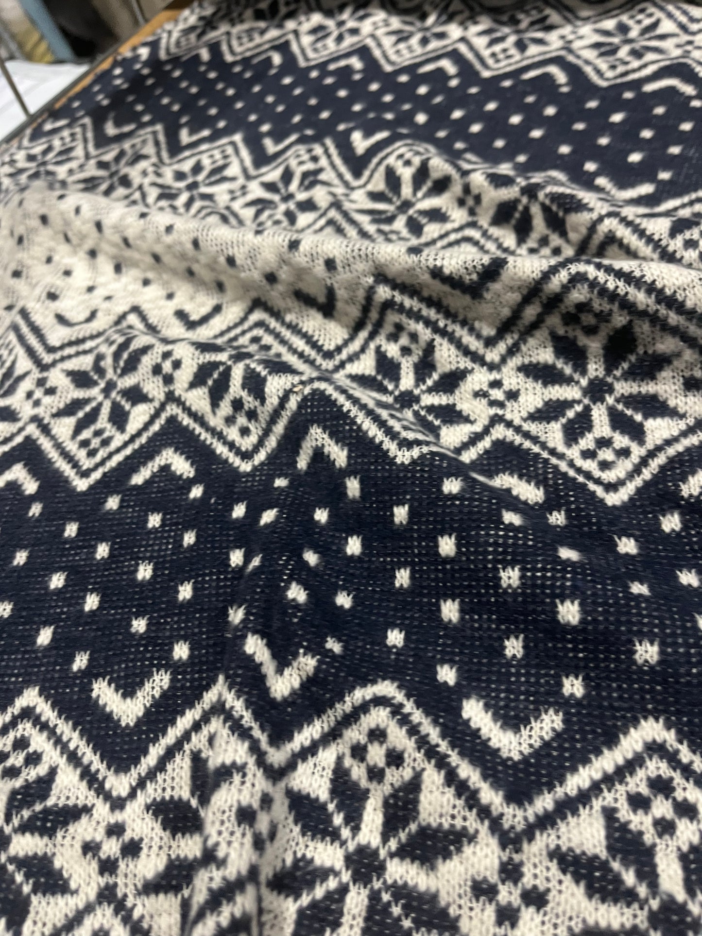 E01 Tricot jacquard snow