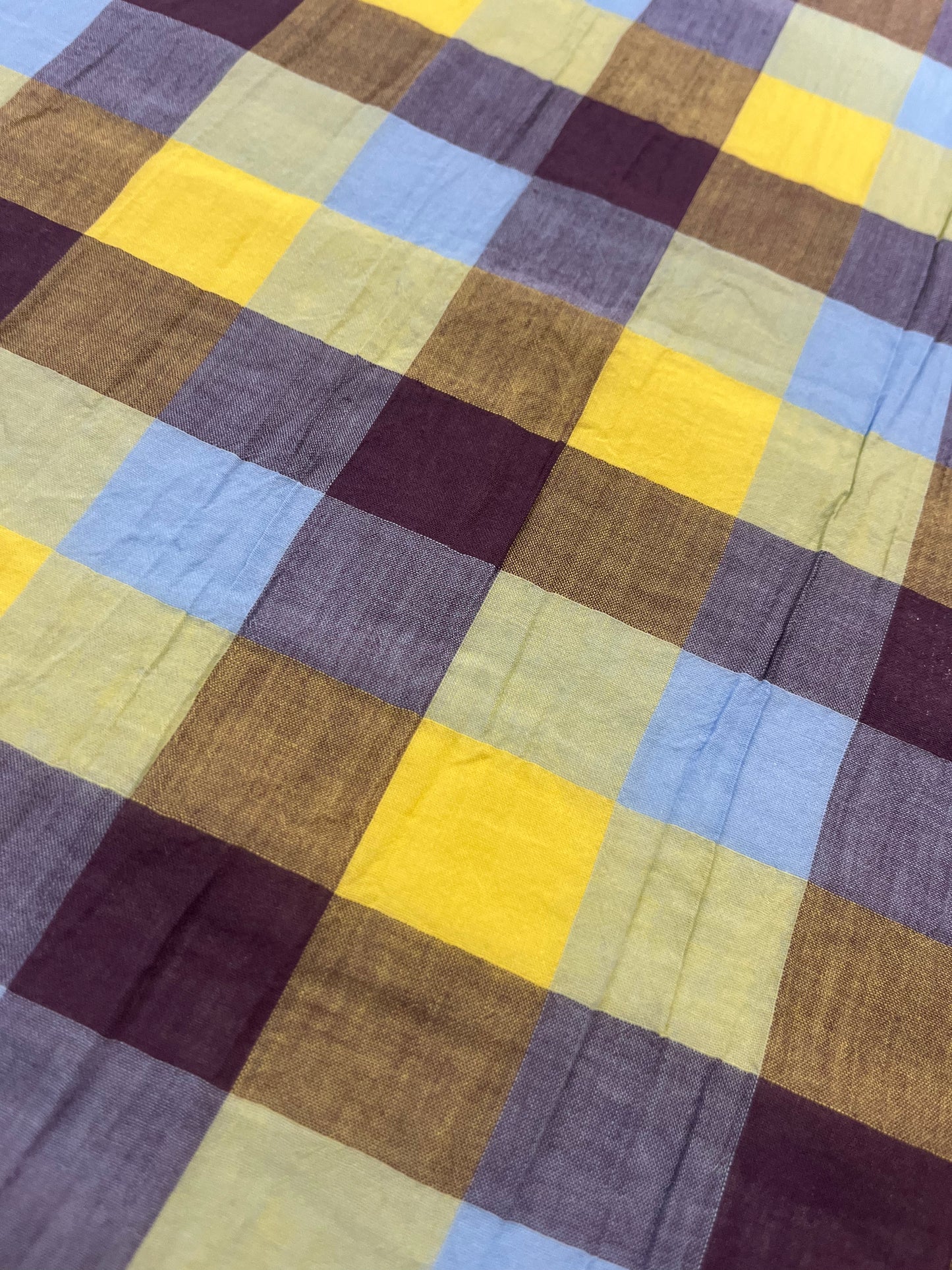 BAKU 023 cotton seersucker check