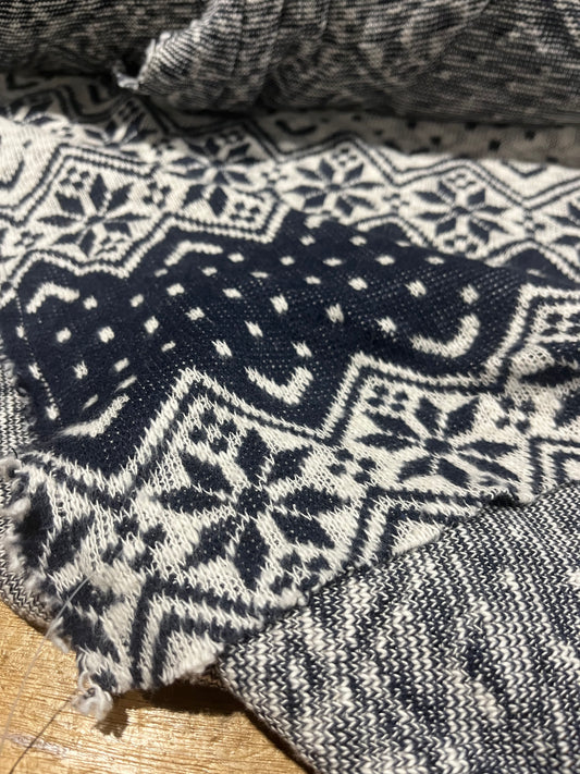 E01 Tricot jacquard snow