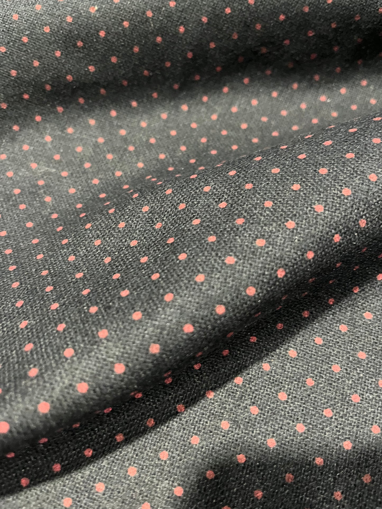 D01 soft cotton gaze with small dots