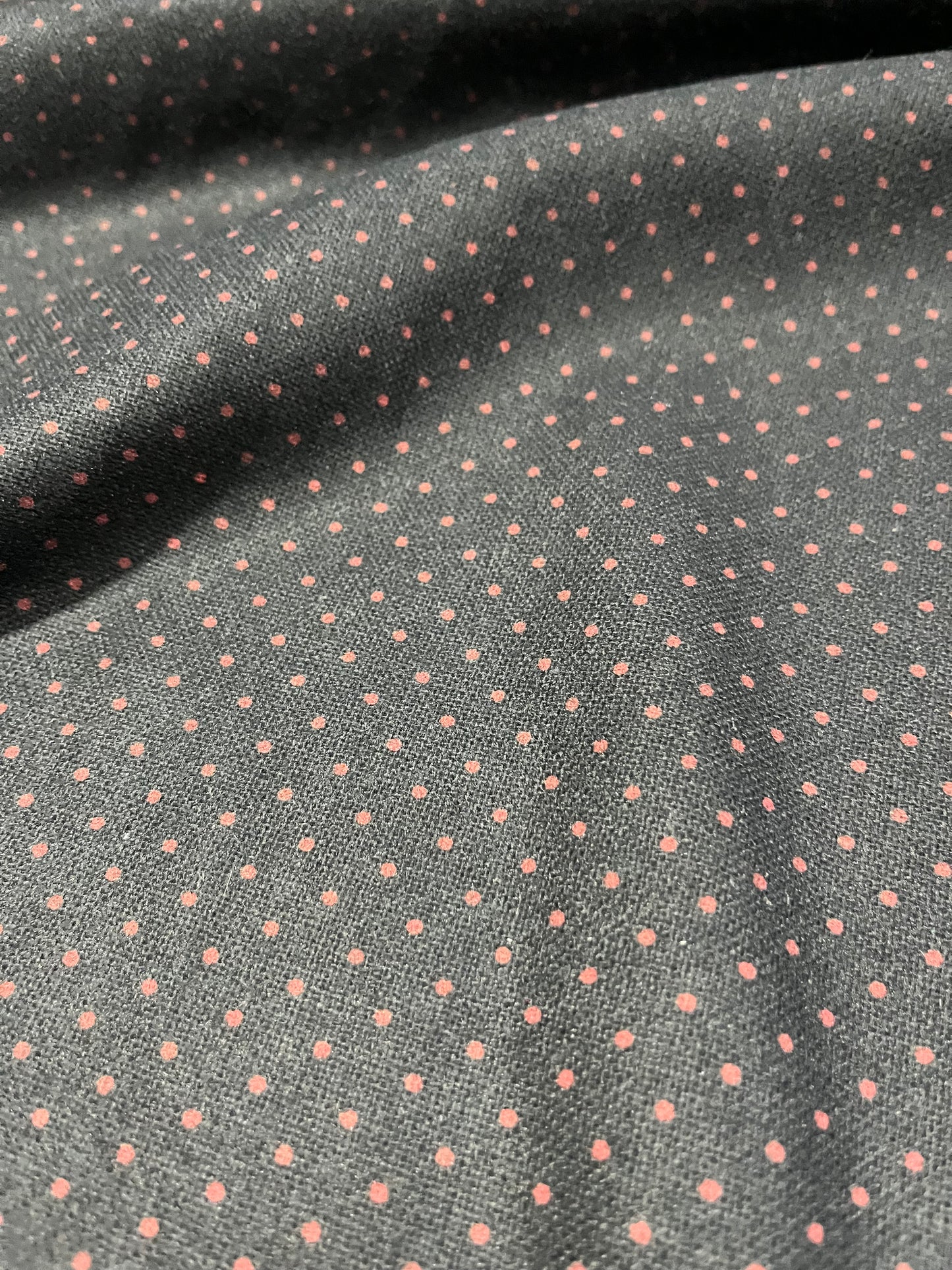 D01 soft cotton gaze with small dots