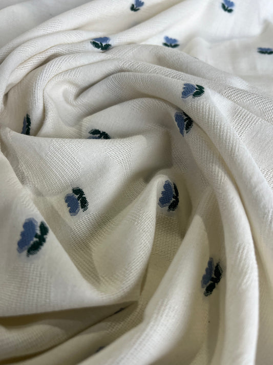 BAKU 025 cotton embroidered tullip