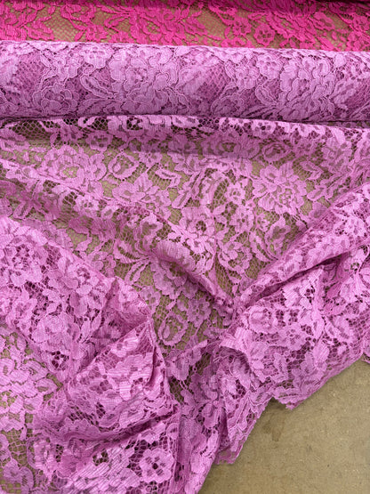 WALTHER 006 pink coloured woven lace "dentelle"