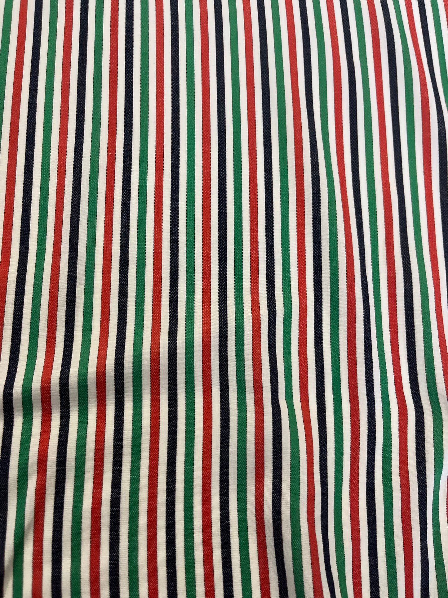 BAKU O26 cotton woven stripe akris/green