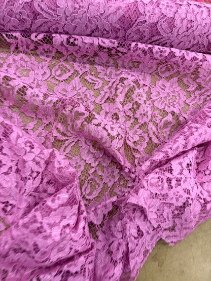 WALTHER 006 pink coloured woven lace "dentelle"