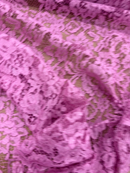 WALTHER 006 pink coloured woven lace "dentelle"