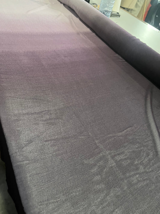 CASIMIR 135 crêpe de chine dégradé aubergine/pink