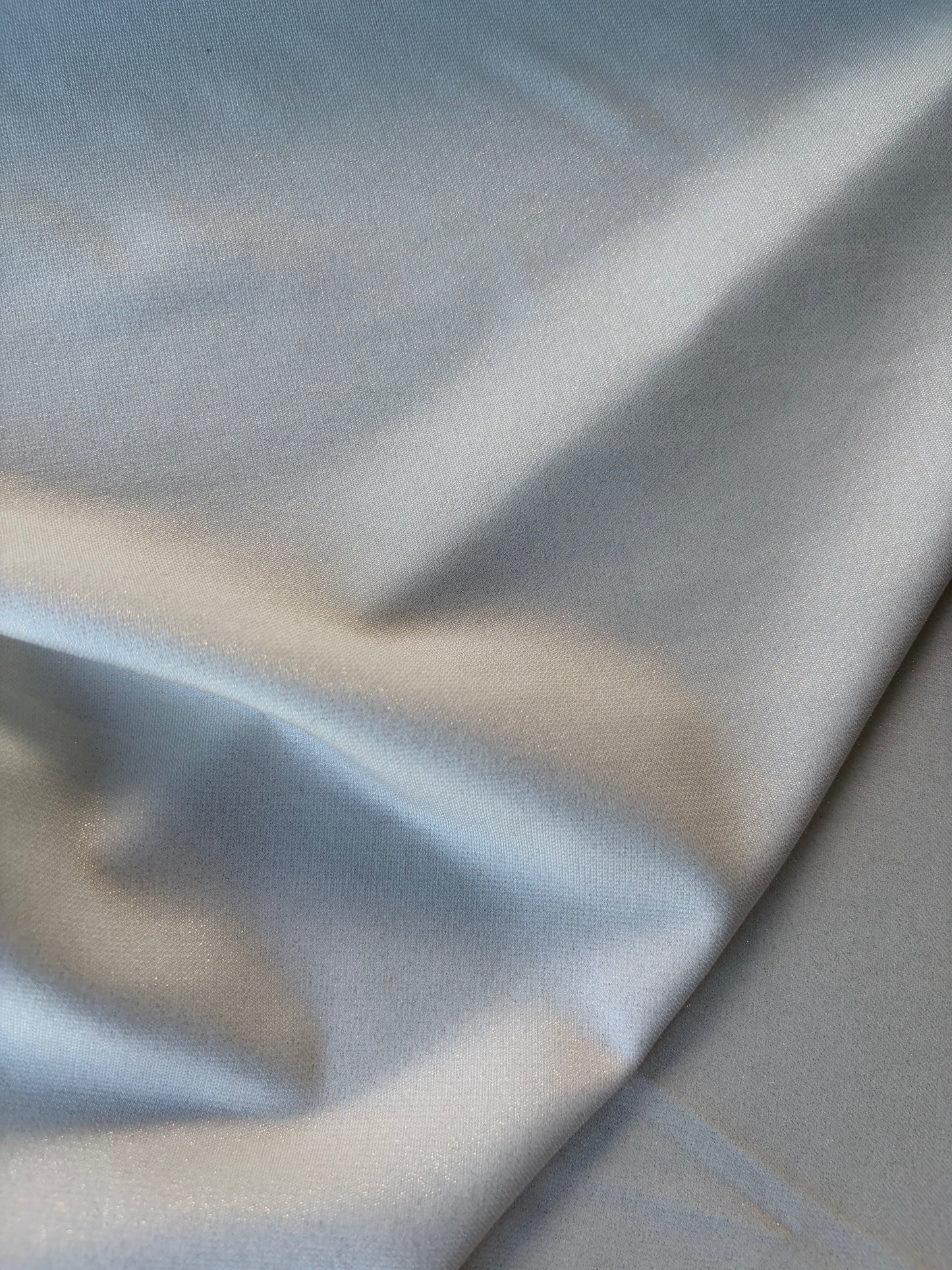 RALPH 010 compact stretchy shiny white jersey