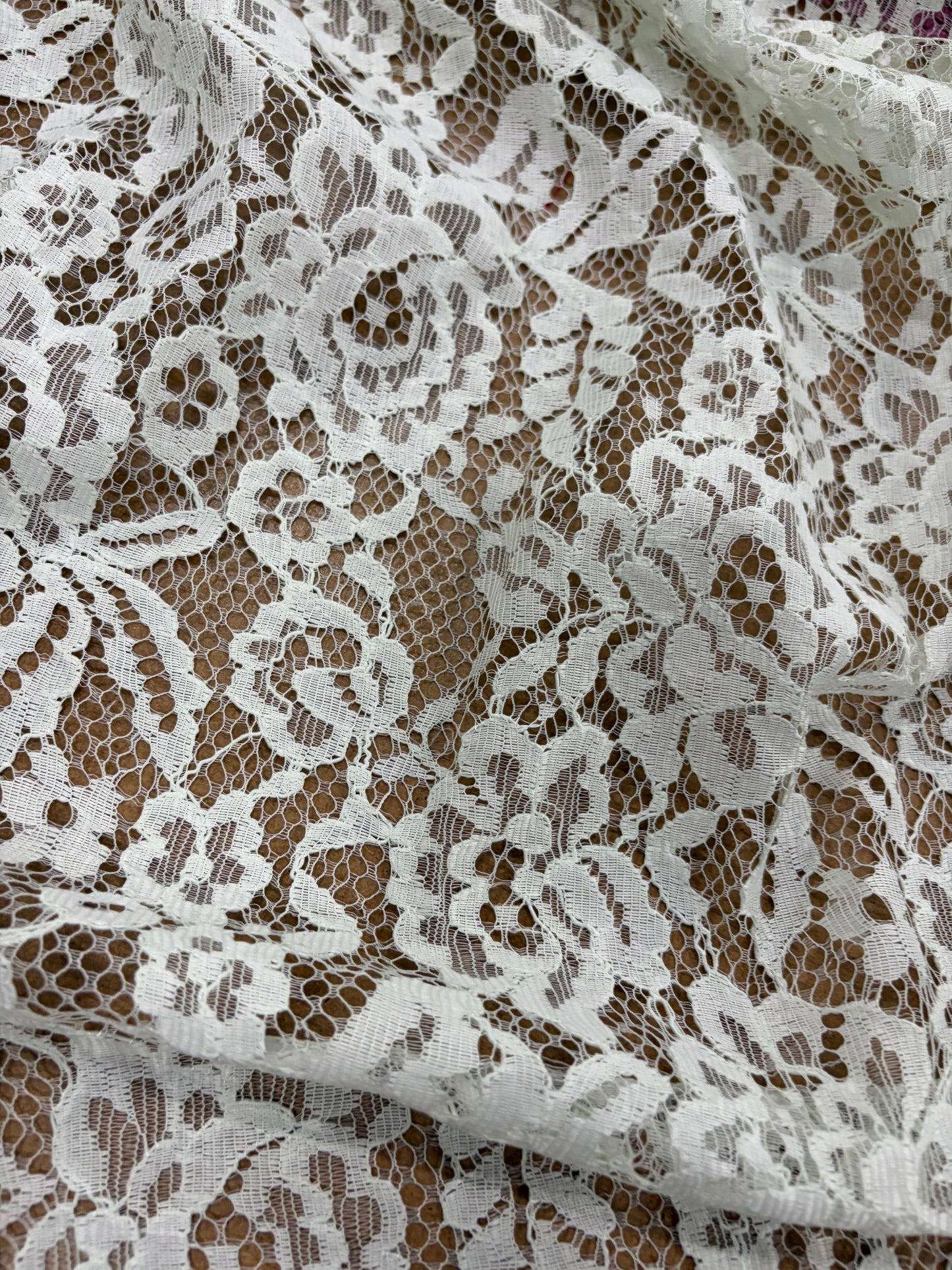 WALTHER 007 soft mint coloured woven lace "dentelle"