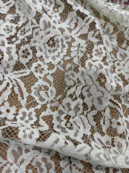WALTHER 007 soft mint coloured woven lace "dentelle"
