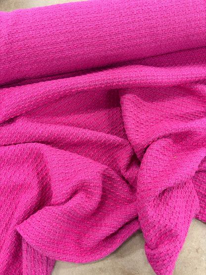 WALTER 008 cotton tweed jacquard fuchsia