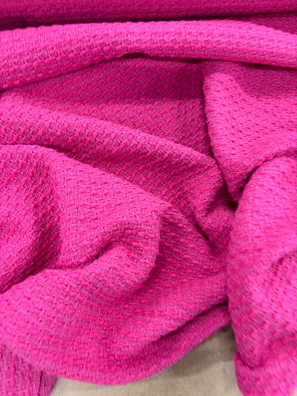 WALTER 008 cotton tweed jacquard fuchsia