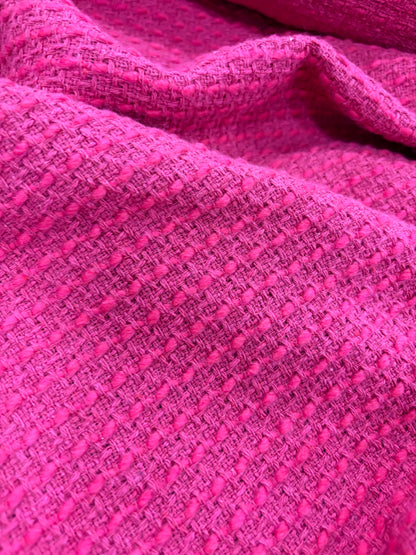 WALTER 008 cotton tweed jacquard fuchsia